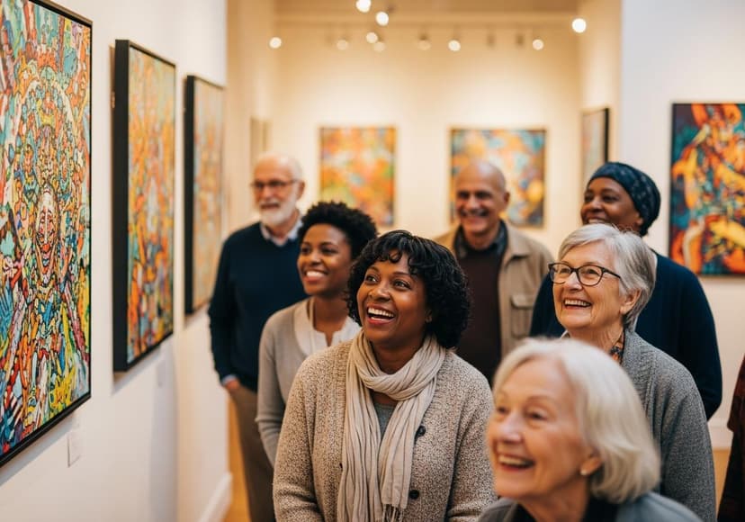 Art Exhibition Senior Creativity Unveiled