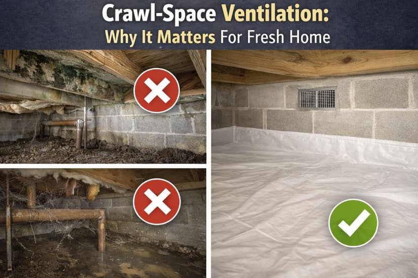 Crawl Space Ventilation Why It Matters For Fresh Home