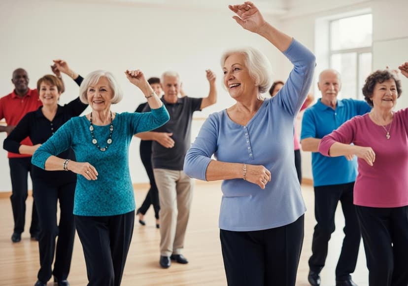 Dancing To Music Seniors