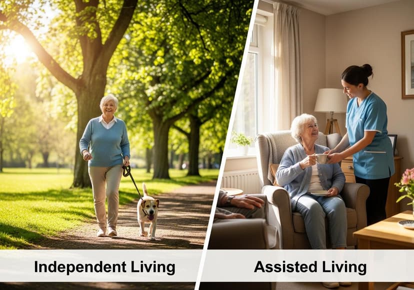 Independent Versus Assisted Living Comparison