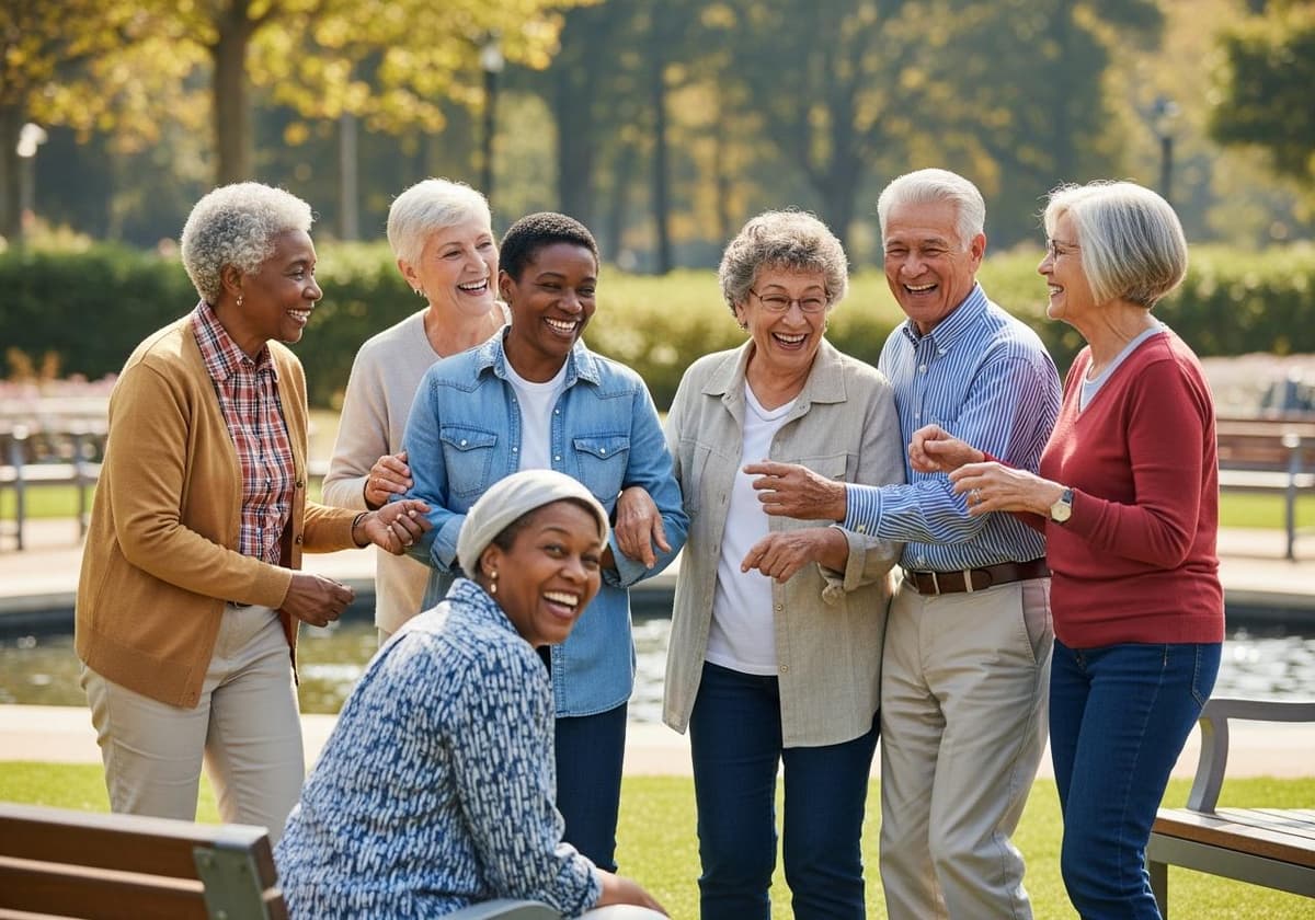 Senior Friendships Social Life