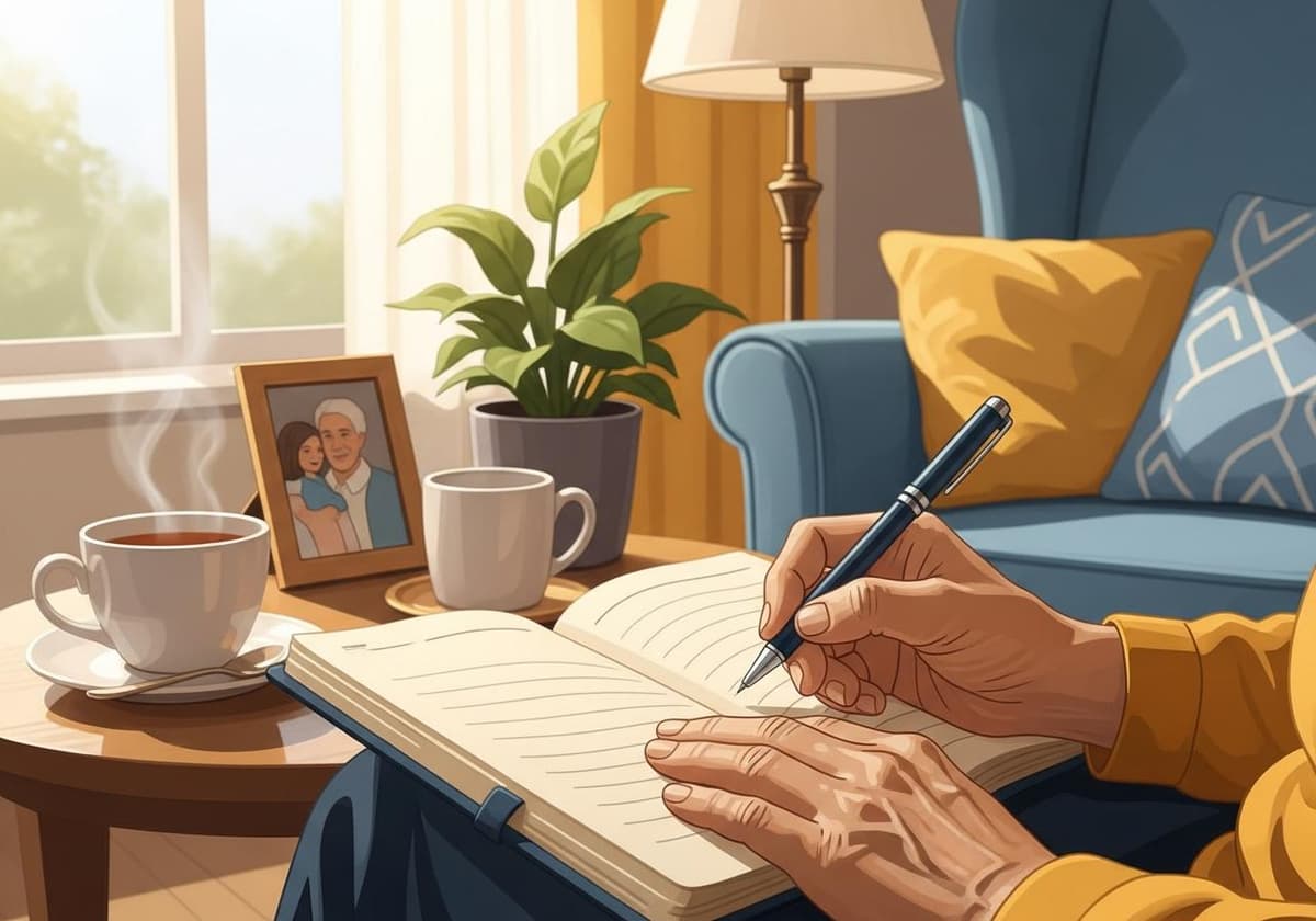 Senior Journaling Stress Reduction